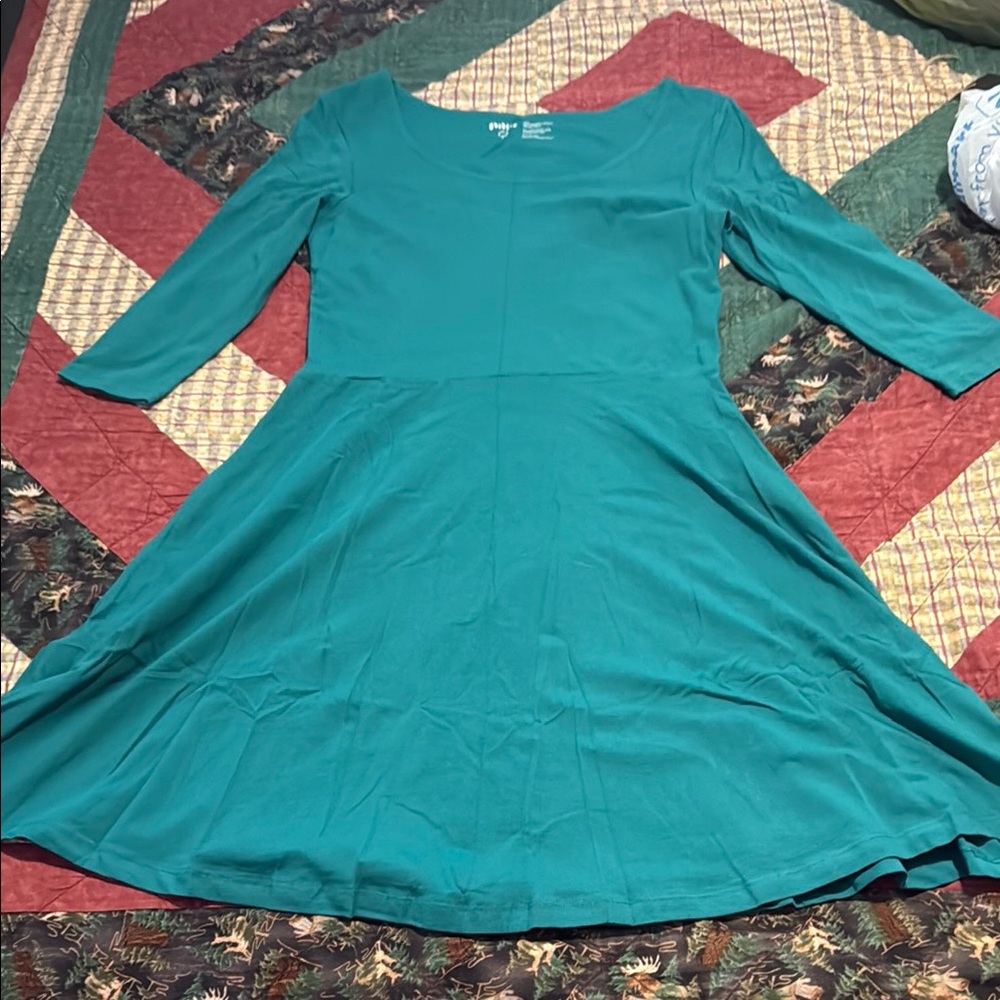 Pact Teal Women's Dress